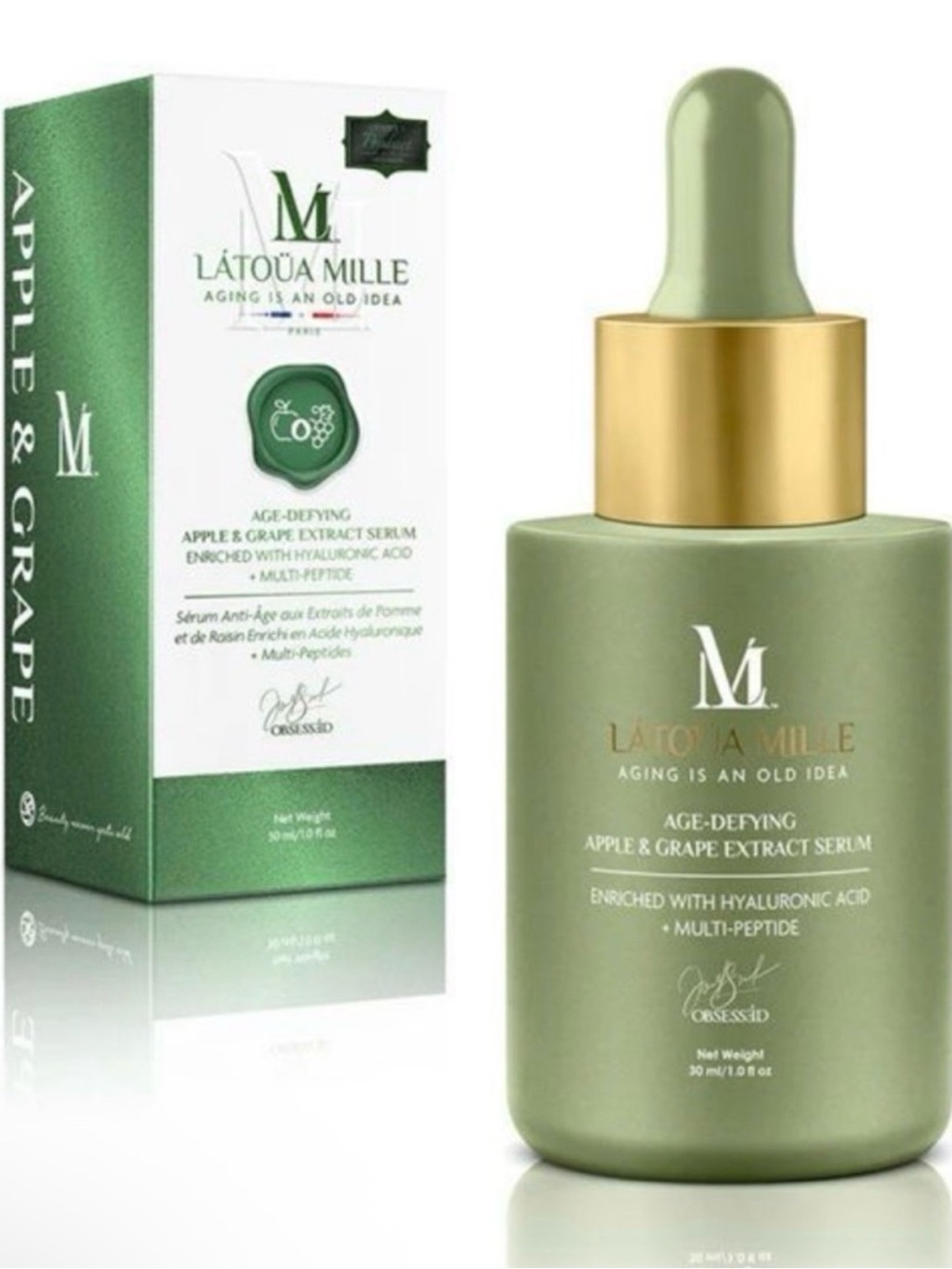 Latoua Mille Age-Defying Stem Cell Serum w/Hyaluronic Acid & Multi-Peptides
